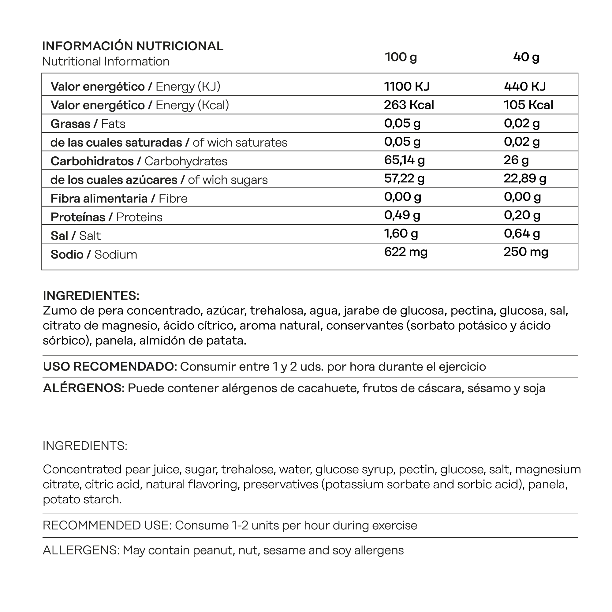 Pack 30 ud. GLUCO LEVEL GUMMY - sabor Cola 40 g
