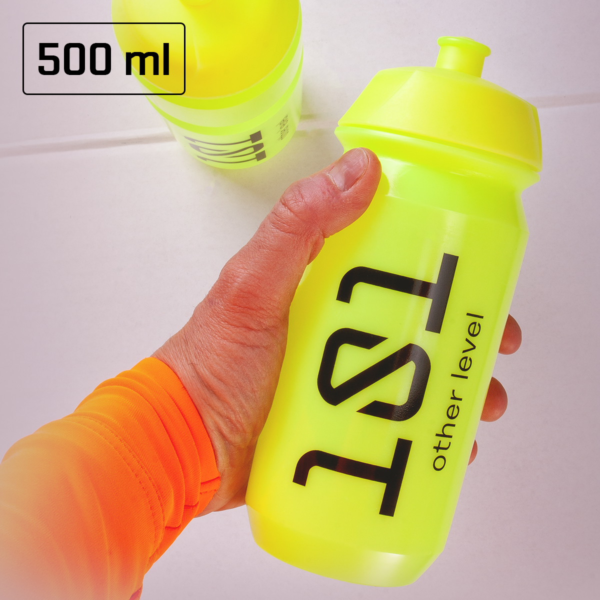 Bidón 500 ml 101 Team color Amarillo Flúor