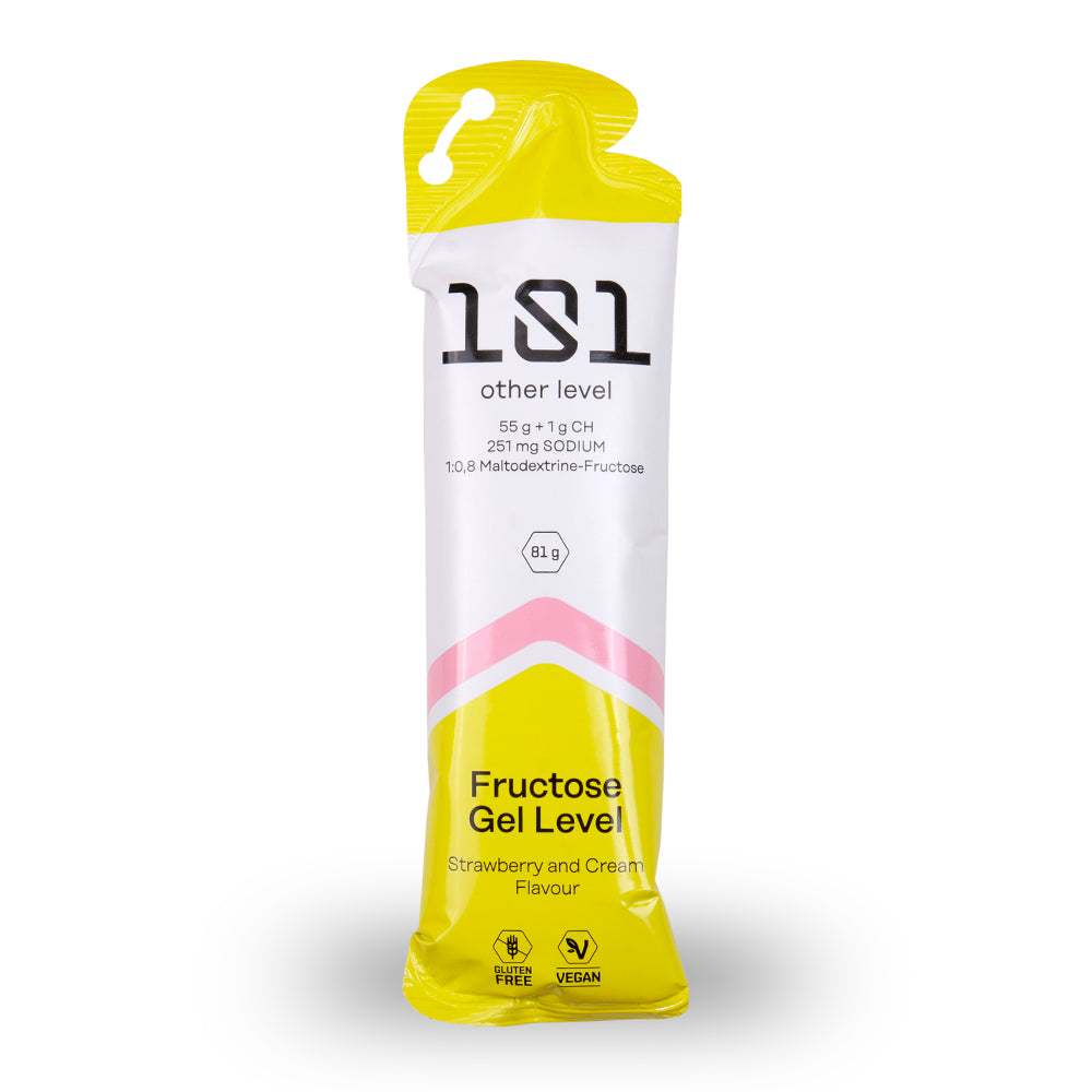 FRUCTOSE GEL LEVEL - sabor Fresa y Nata 81 g