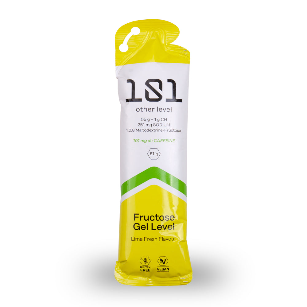 FRUCTOSE GEL LEVEL con Cafeína - sabor Lima Fresh 81 g