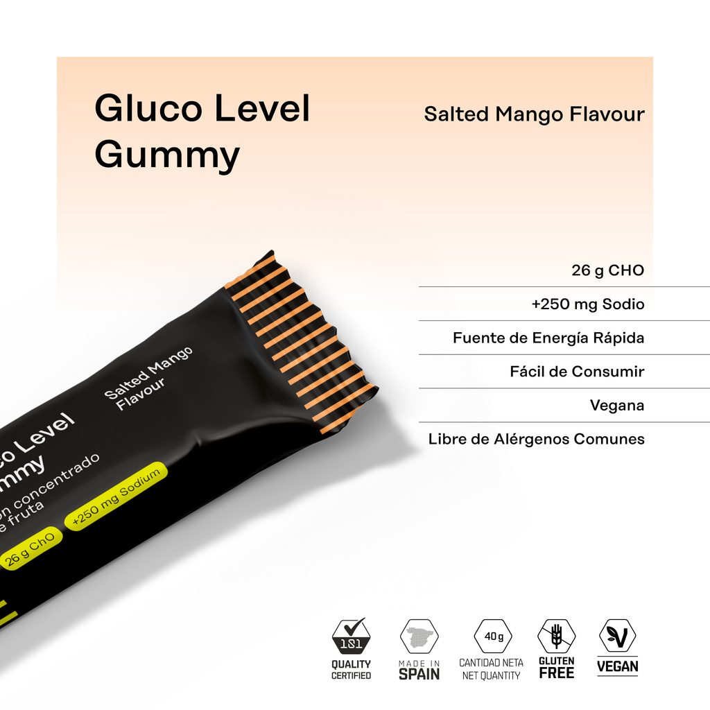 Pack 30 ud. GLUCO LEVEL GUMMY - sabor Mango 40 g