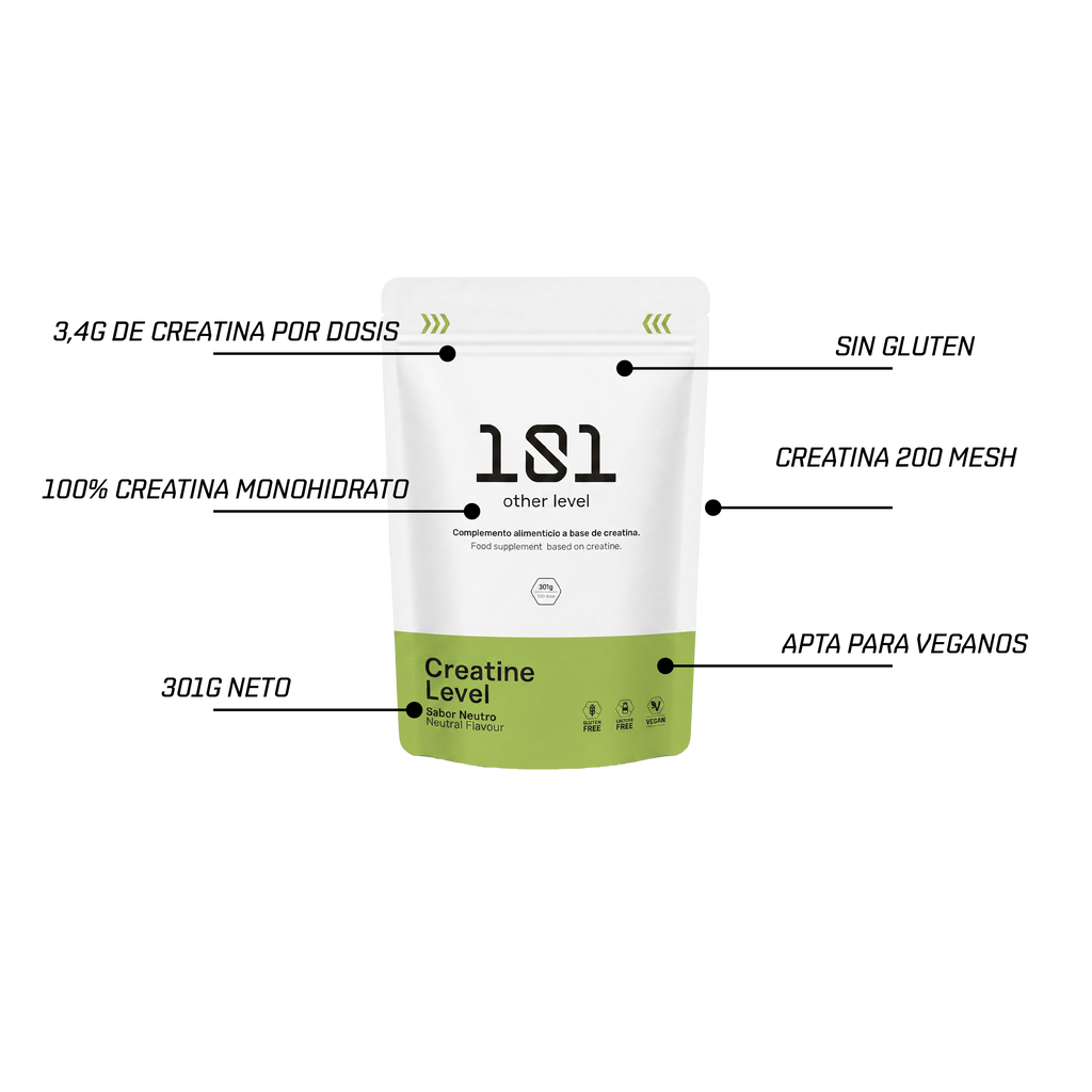 CREATINE LEVEL Monohidrato - 301 g