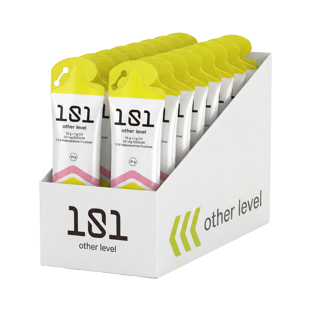 Pack 24 ud. FRUCTOSE GEL LEVEL - sabor Fresa y Nata 81 g
