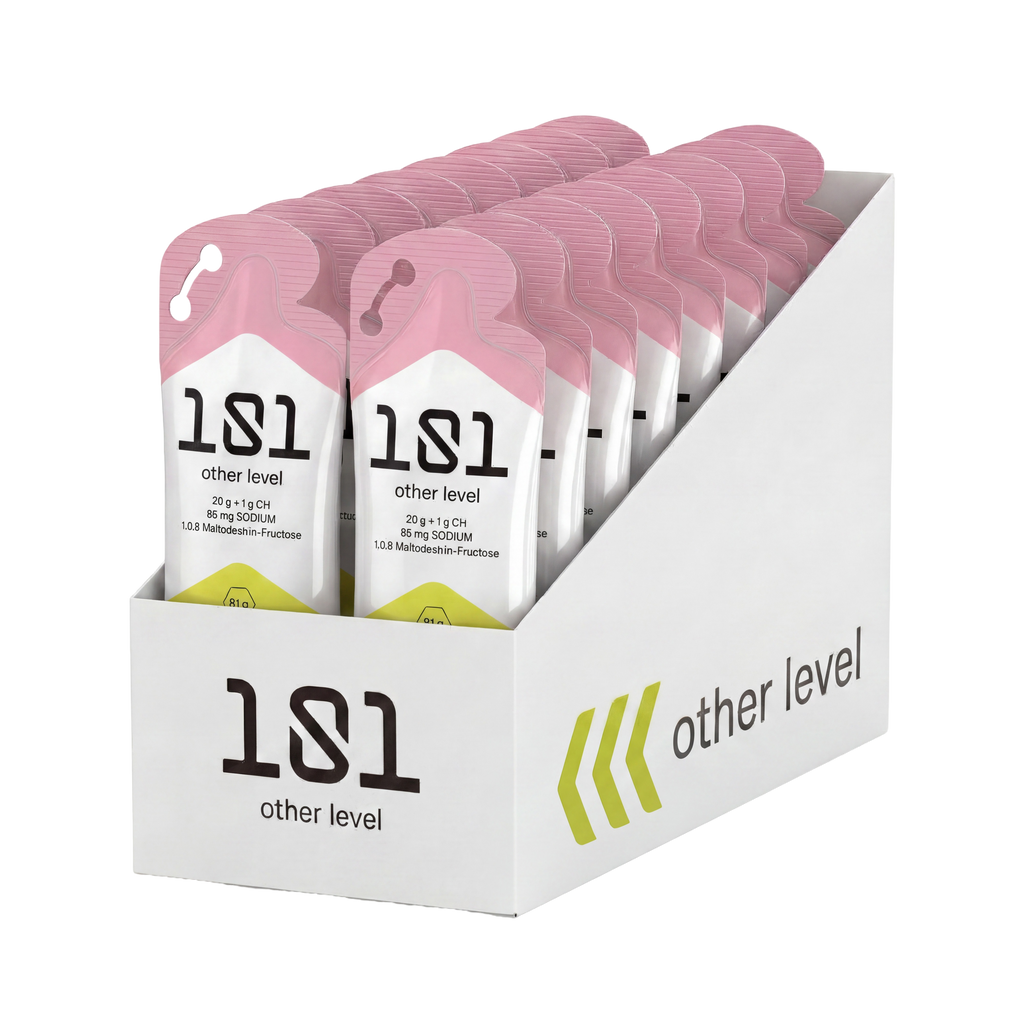 Pack 24 ud. FRUCTOSE GEL LEVEL - fresa y nata 31g