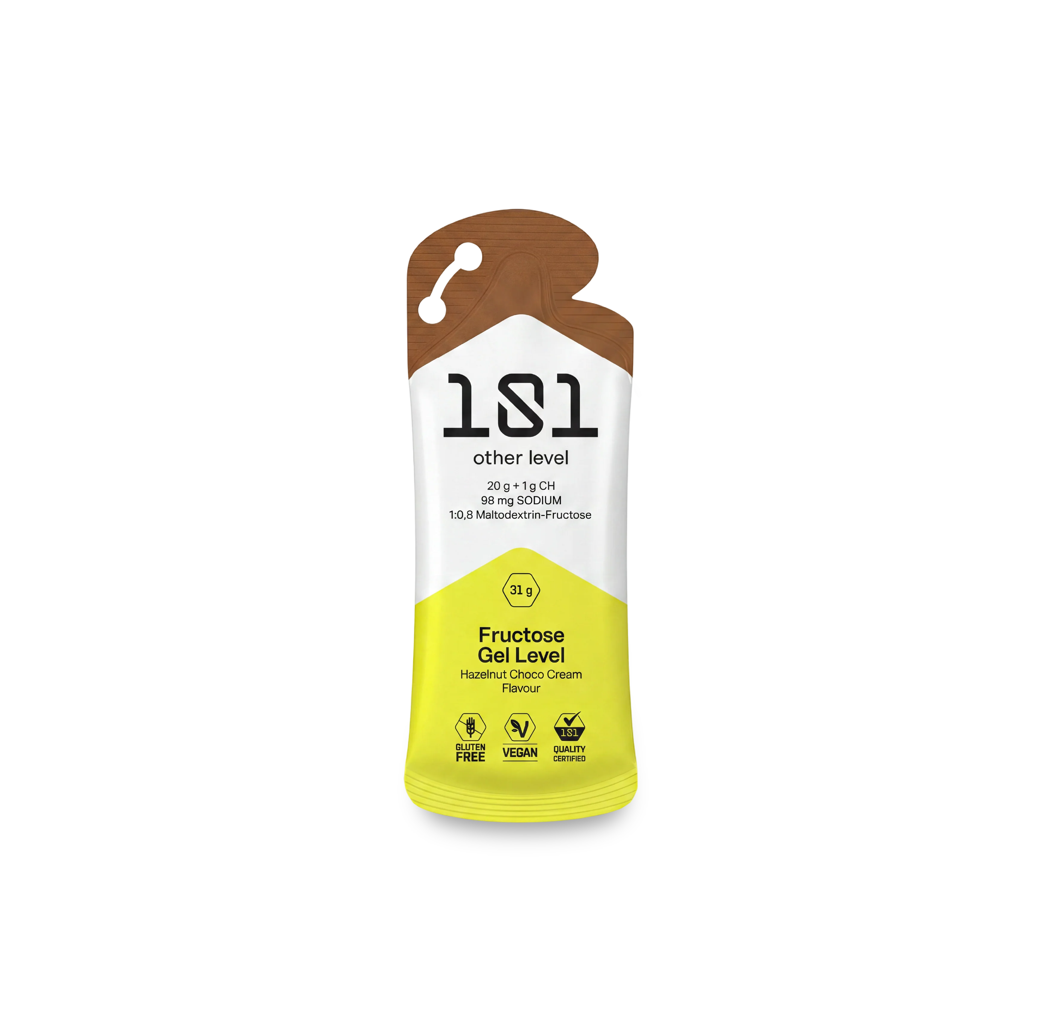 FRUCTOSE GEL LEVEL - sabor Crema de Chocolate 31 g