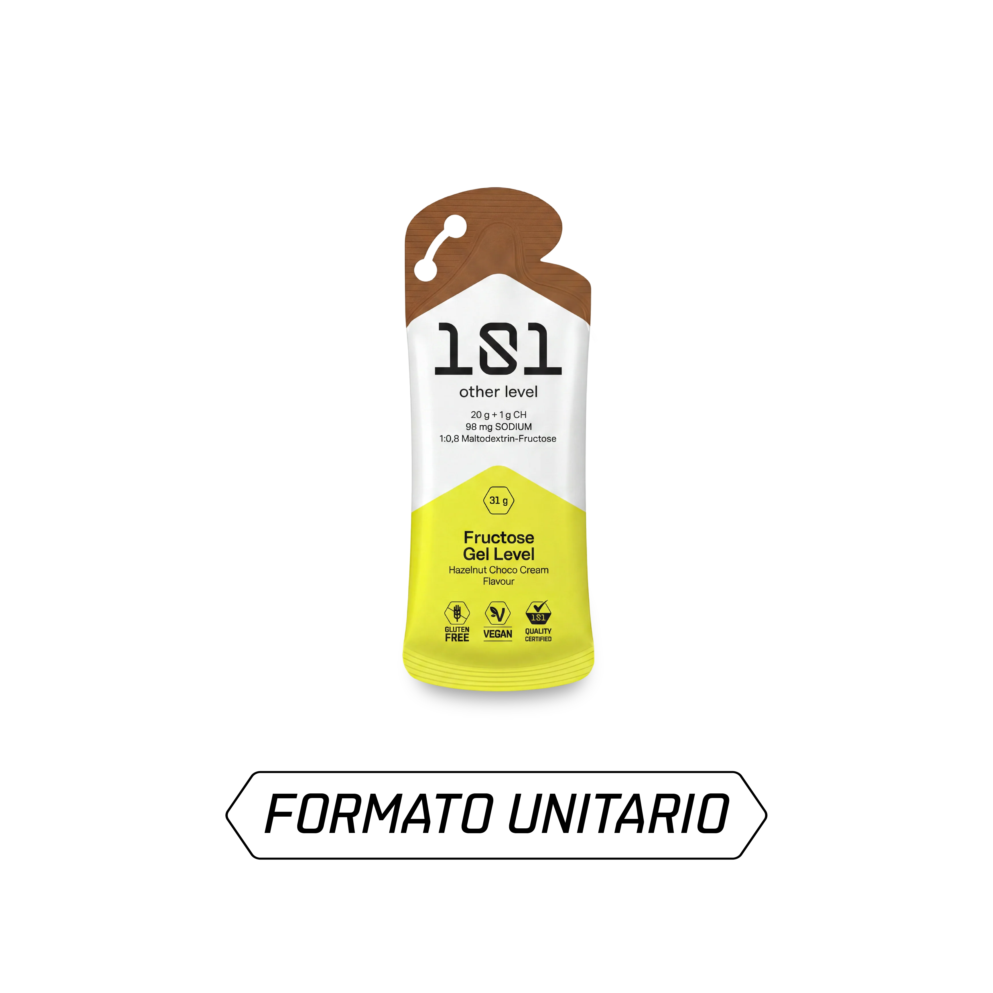 FRUCTOSE GEL LEVEL - sabor Crema de Chocolate 31 g