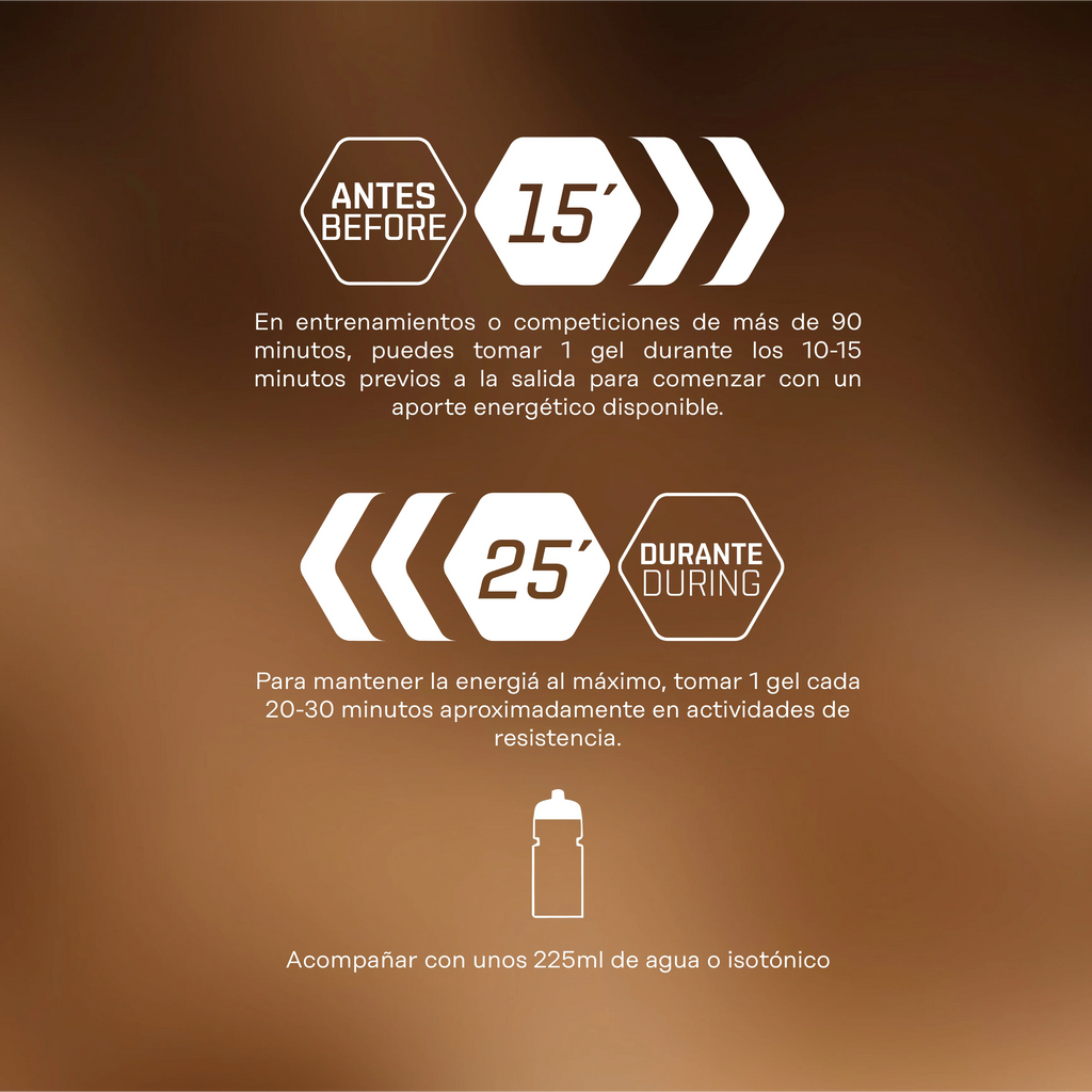 FRUCTOSE GEL LEVEL - sabor Crema de Chocolate 31 g