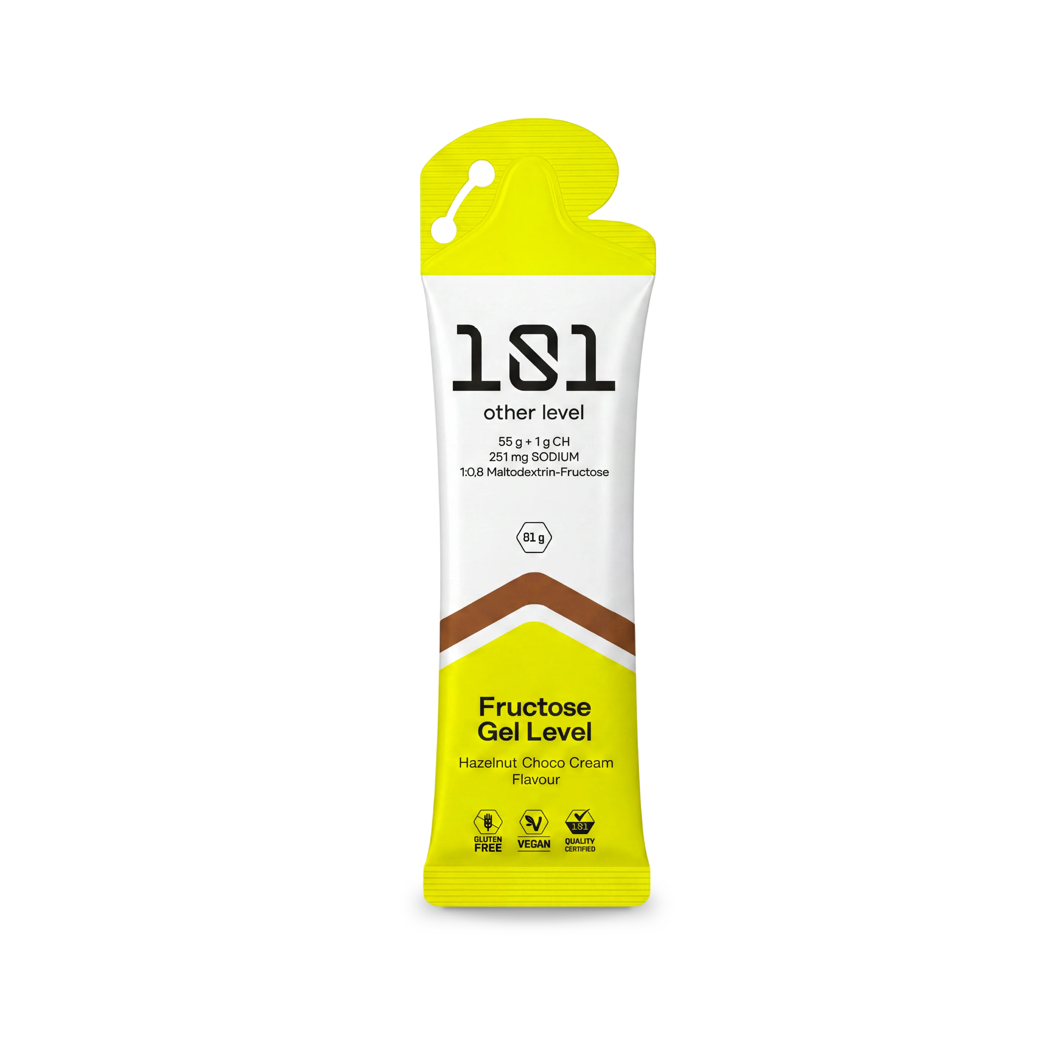 Pack 24 ud. FRUCTOSE GEL LEVEL - sabor Crema de Chocolate 81 g