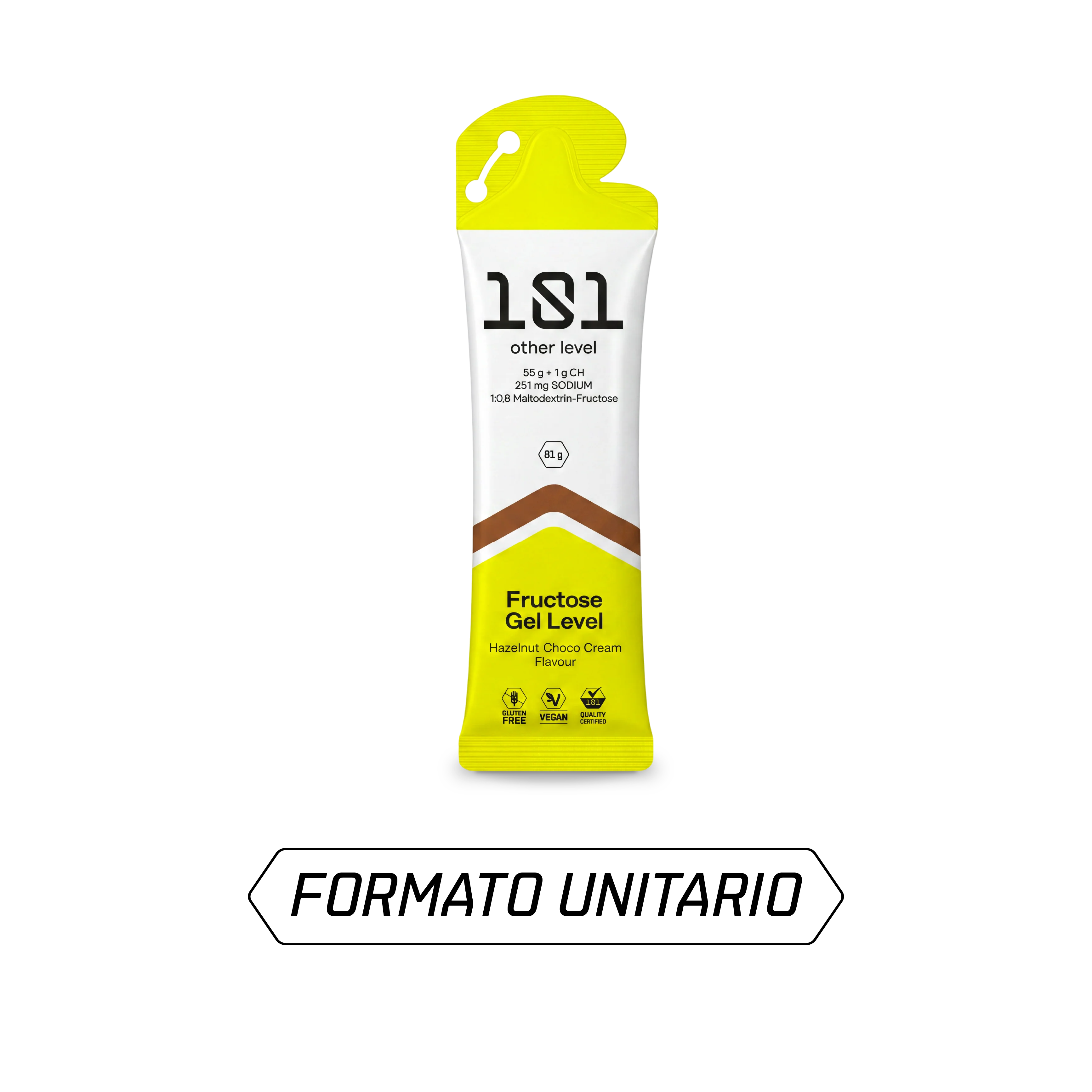 FRUCTOSE GEL LEVEL - sabor Crema de Chocolate 81 g