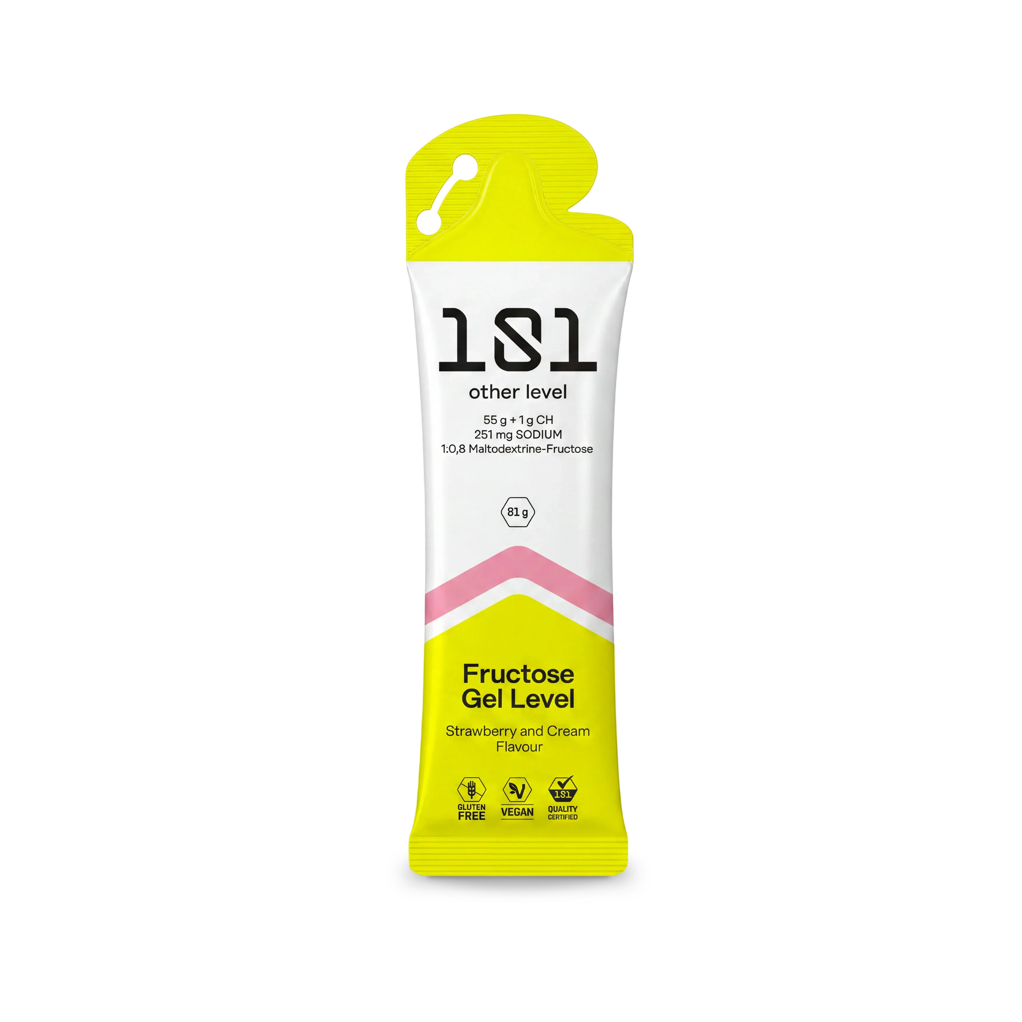 FRUCTOSE GEL LEVEL 81g Fresa