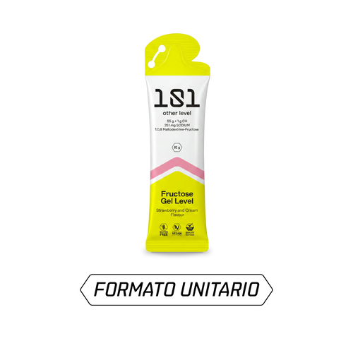 FRUCTOSE GEL LEVEL - sabor Fresa y Nata 81 g