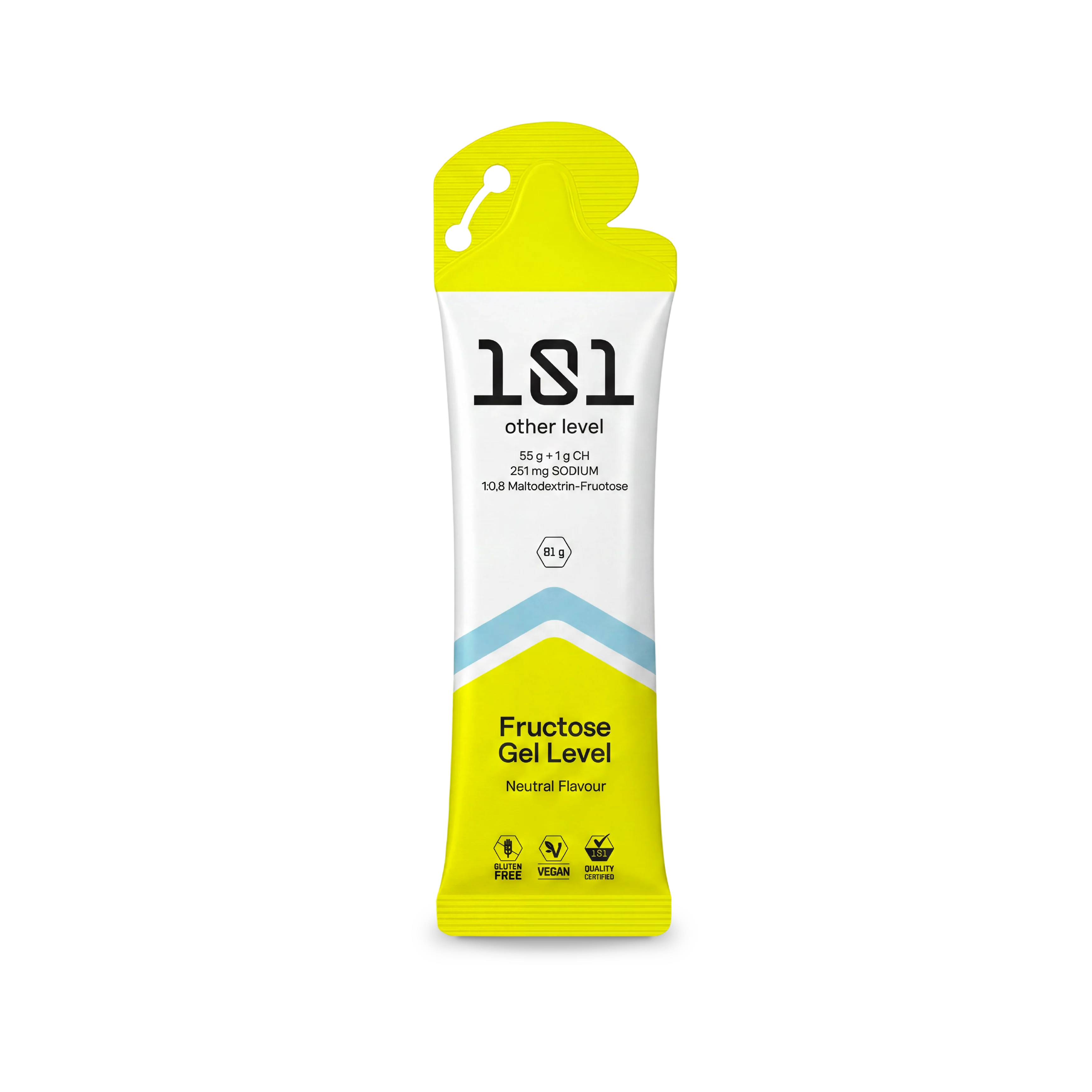 Pack 24 ud. FRUCTOSE GEL LEVEL - sabor Neutro 81 g