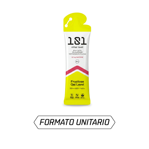 FRUCTOSE GEL LEVEL con Cafeína - sabor Sandía 81 g