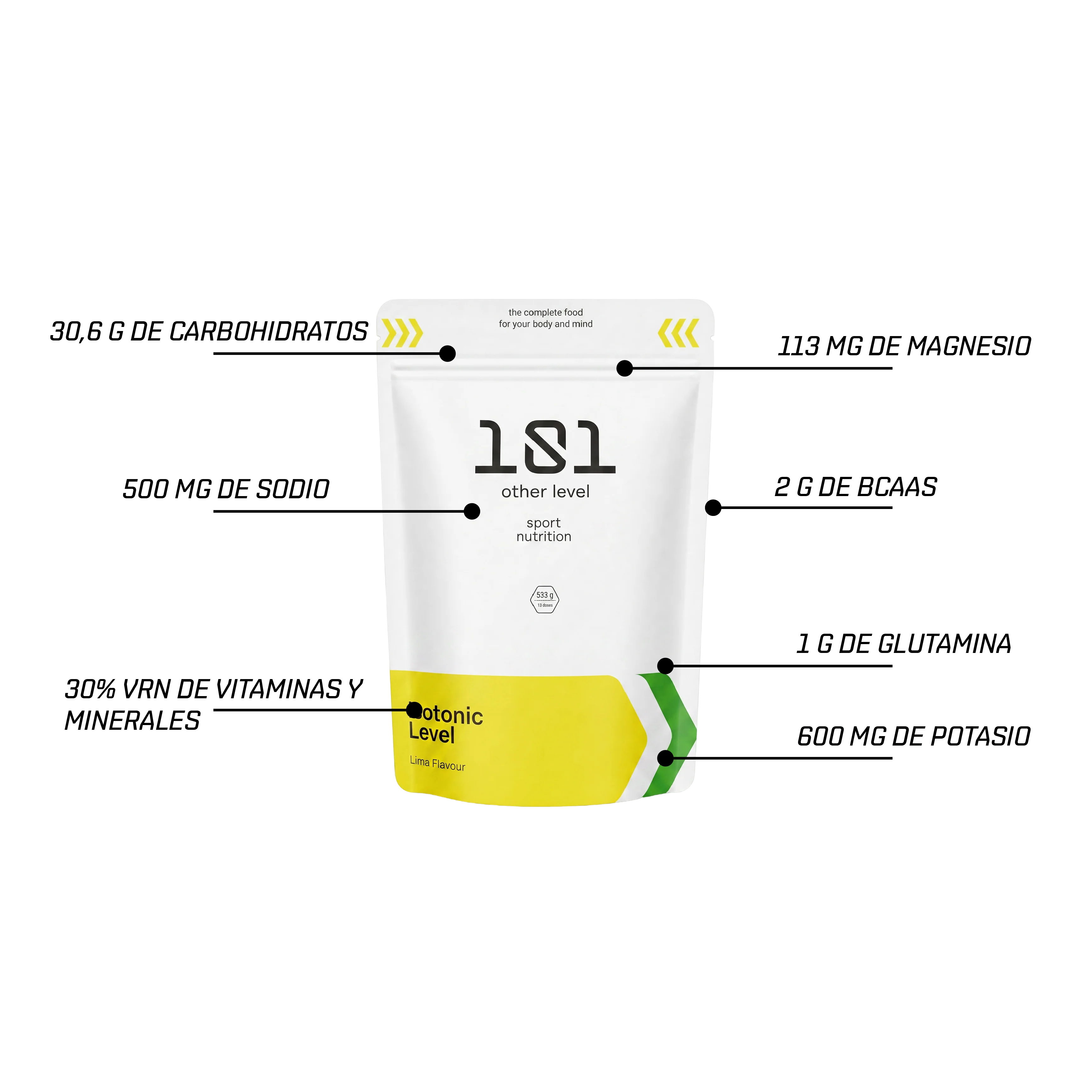 ISOTONIC LEVEL - sabor Lima