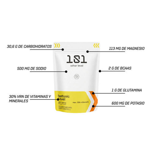 ISOTONIC LEVEL - sabor Naranja