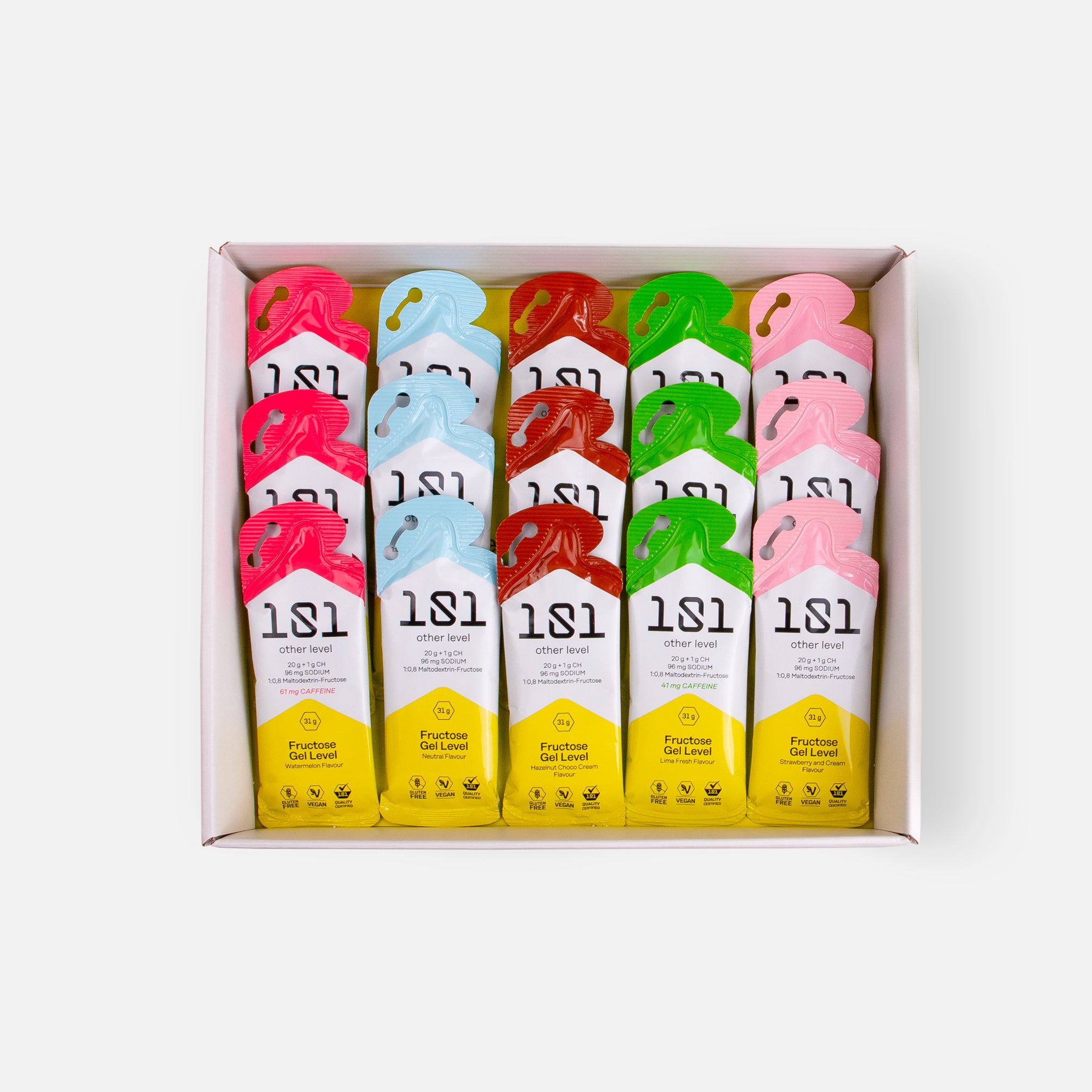Pack degustación geles |  FRUCTOSE GEL LEVEL