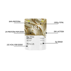 EGG WHITE PROTEIN POWDER 1001 g - sabor Vainilla + mini Shaker de regalo