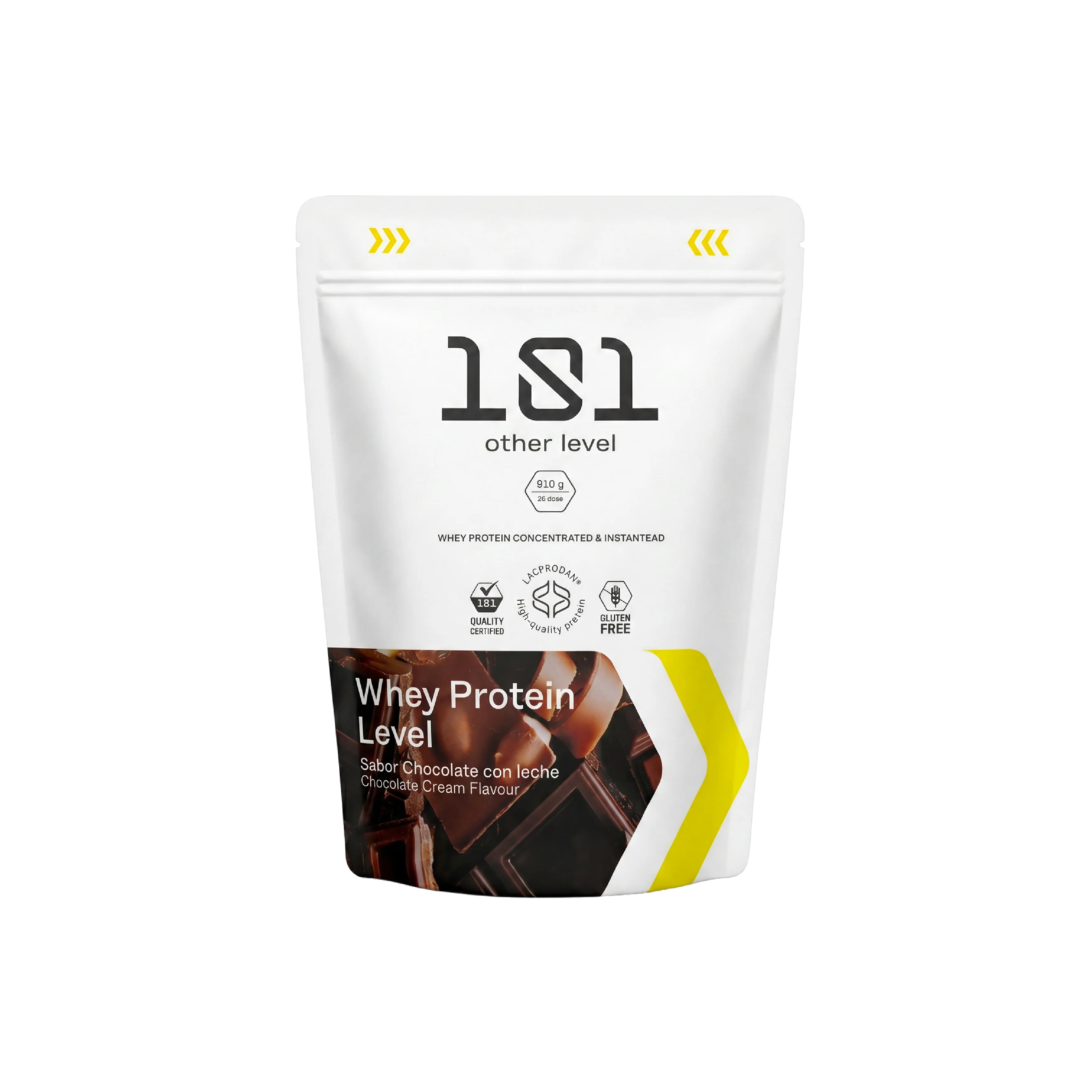 WHEY PROTEIN LEVEL LACPRODAN® 910 g - sabor Chocolate + mini Shaker de regalo