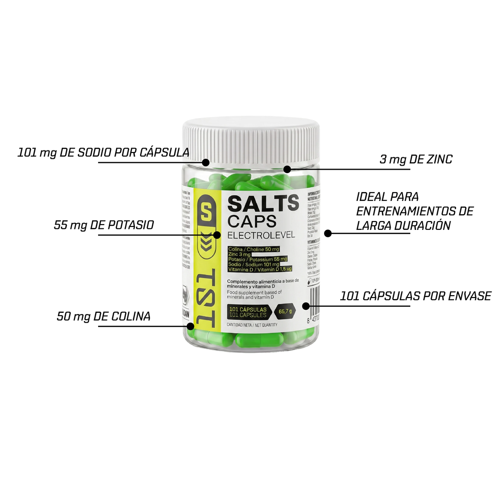 SALTS CAPS ELECTROLEVEL - Cápsulas de Sales/Electrolitos