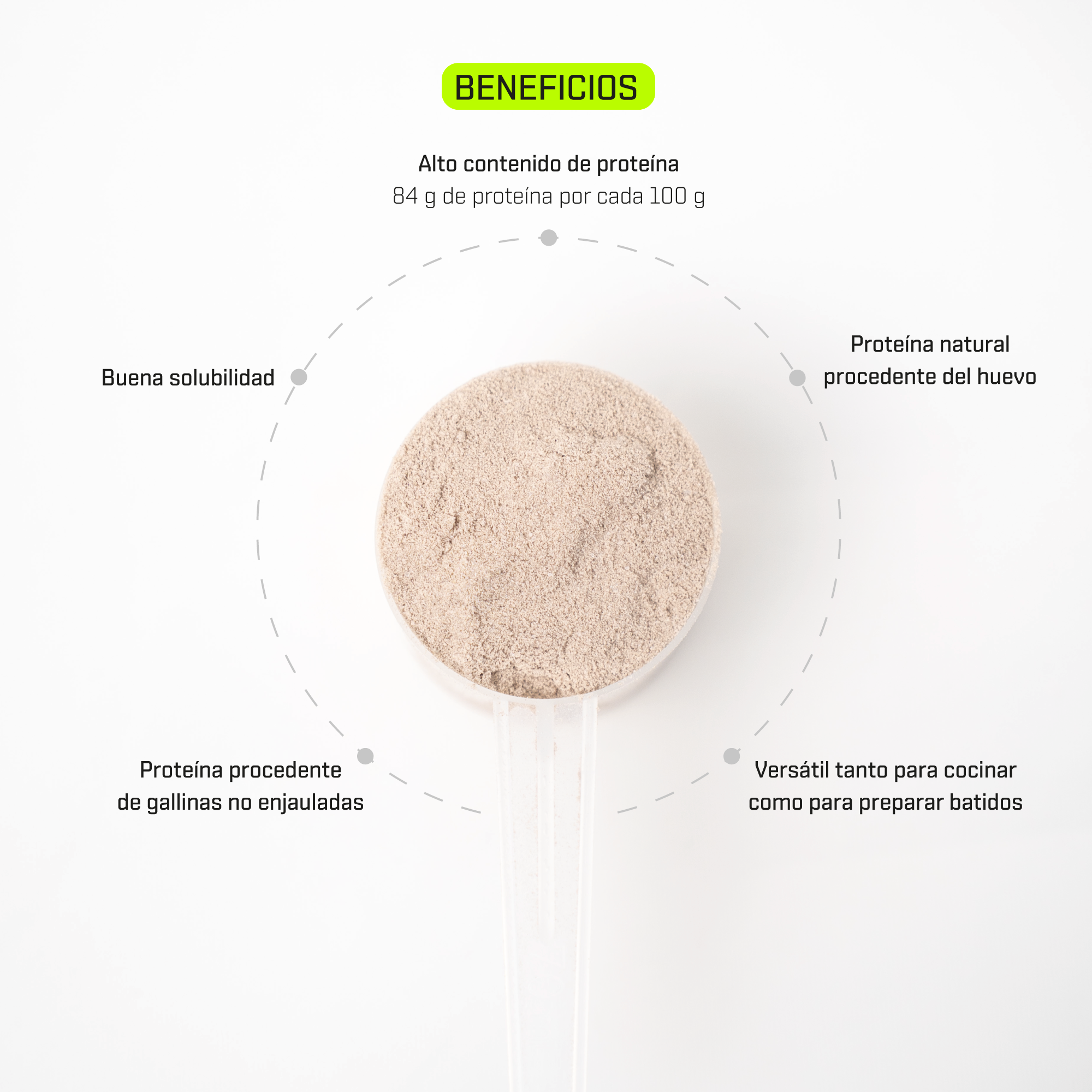 PROTEINA DE HUEVO chocolate beneficios