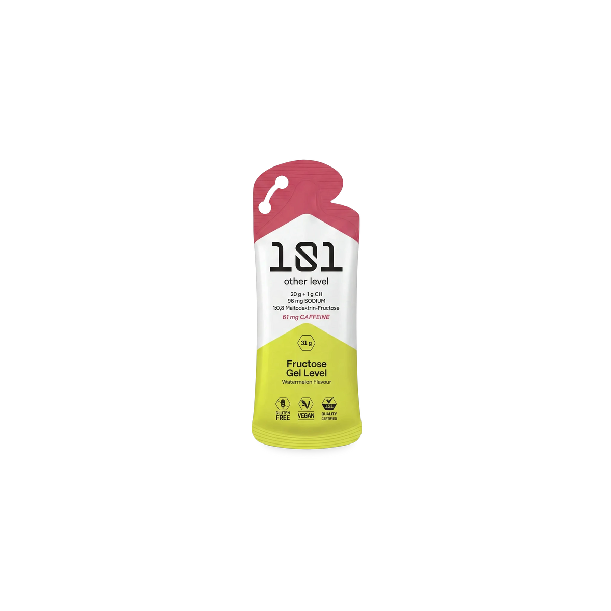 FRUCTOSE GEL LEVEL con Cafeína - sabor Sandía 31 g - 101 Other Level