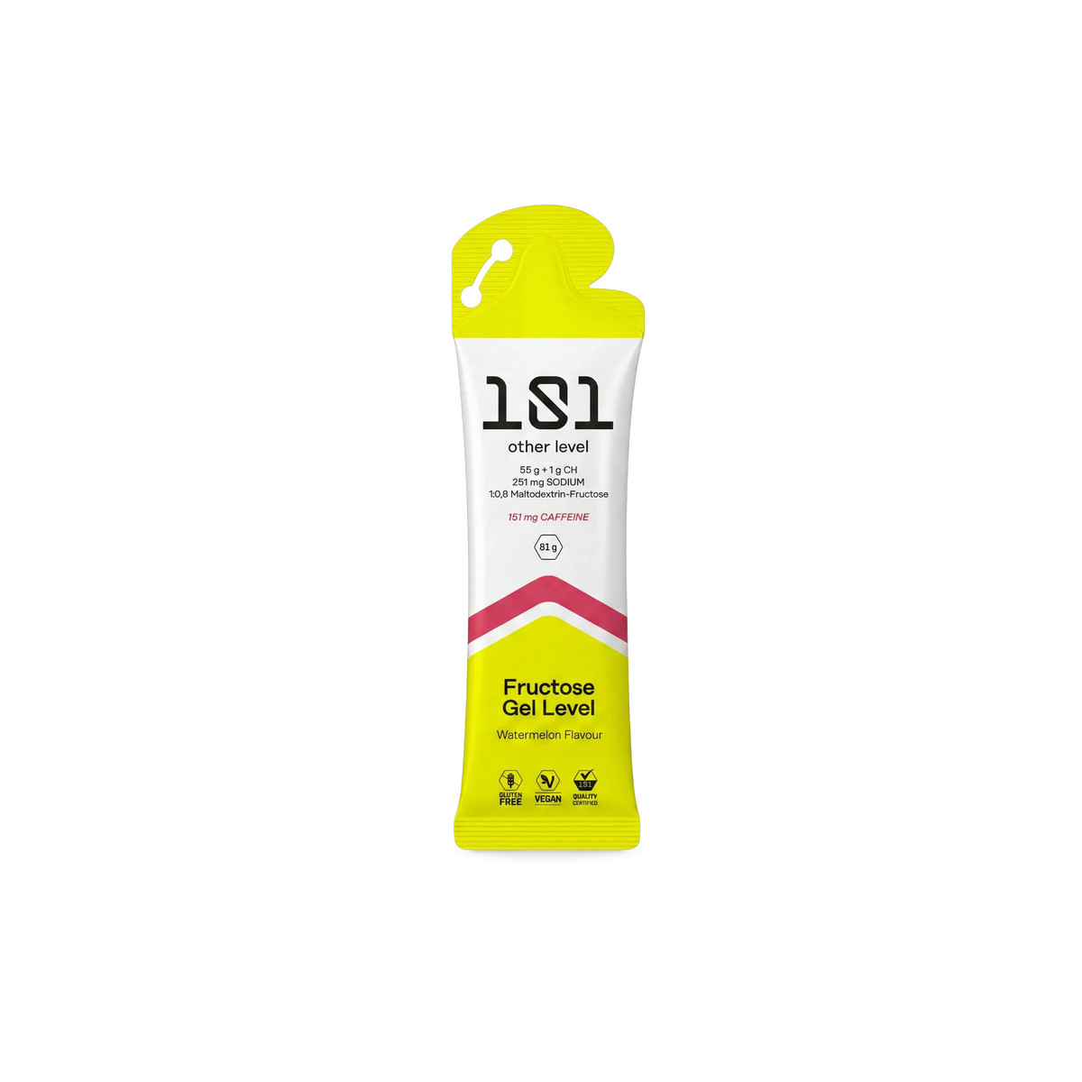 FRUCTOSE GEL LEVEL con Cafeína - sabor Sandía 81 g - 101 Other Level