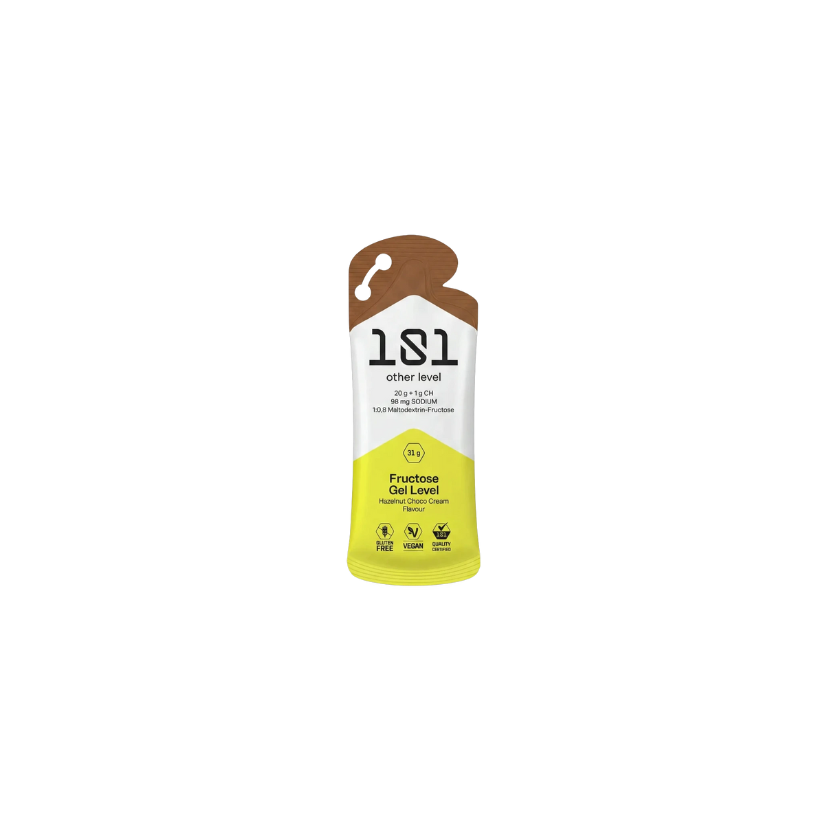 Pack 24 ud. FRUCTOSE GEL LEVEL - sabor Crema de Chocolate 31 g - 101 Other Level