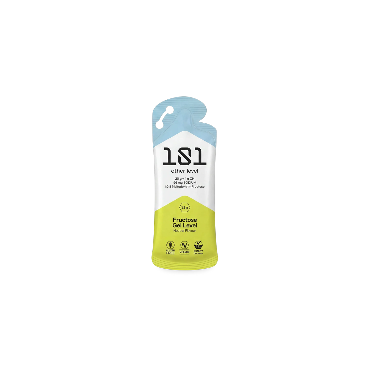 Pack 24 ud. FRUCTOSE GEL LEVEL - sabor Neutro 31 g - 101 Other Level