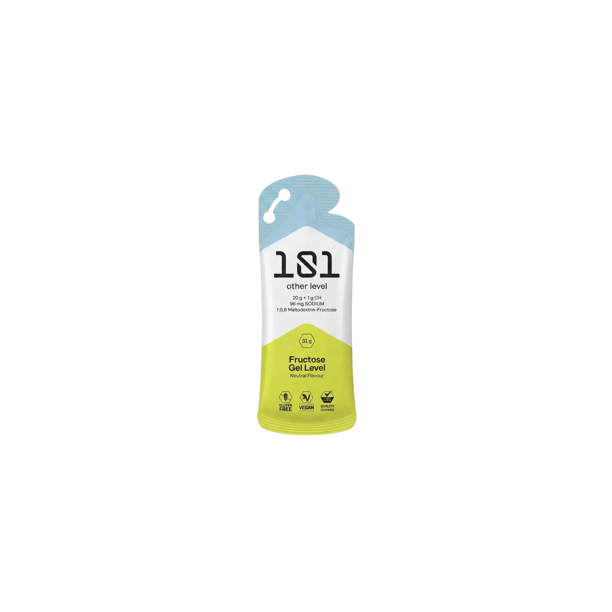 Pack 24 ud. FRUCTOSE GEL LEVEL - sabor Neutro 31 g - 101 Other Level