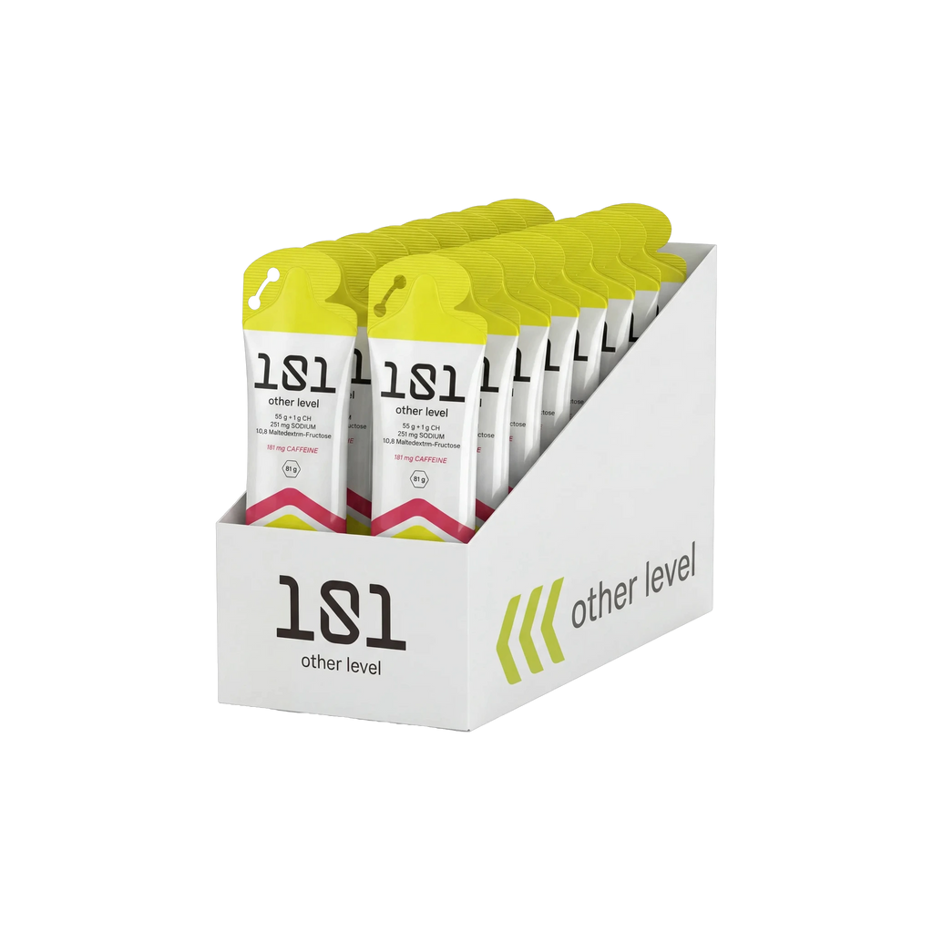 Pack 24 ud. FRUCTOSE GEL LEVEL con Cafeína - sabor Sandía 81 g - 101 Other Level