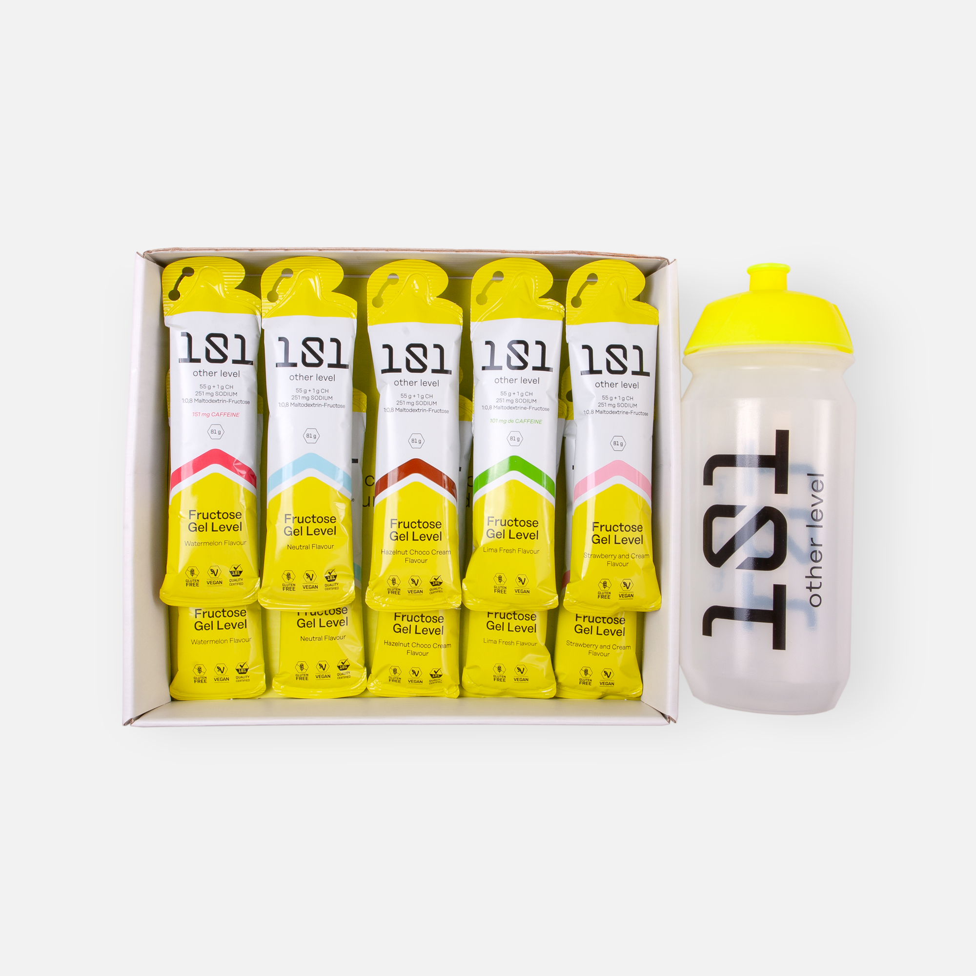 Pack degustación  FRUCTOSE GEL LEVEL