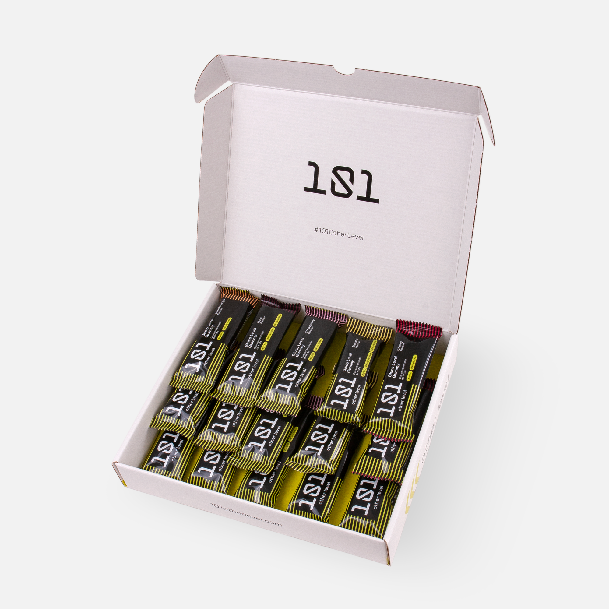 Pack degustación 15 ud. GLUCO LEVEL GUMMY 40 g