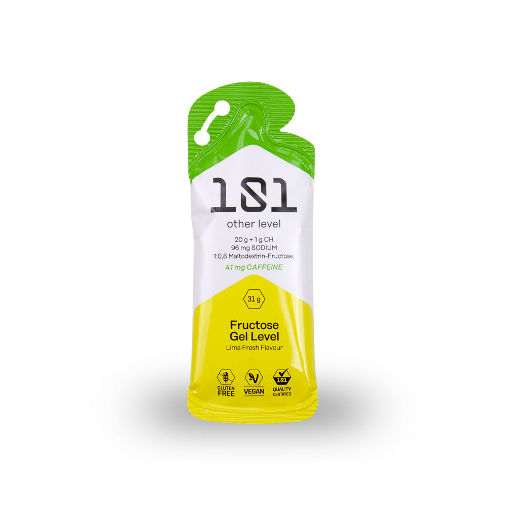 FRUCTOSE GEL LEVEL con Cafeína - sabor Lima Fresh 31 g