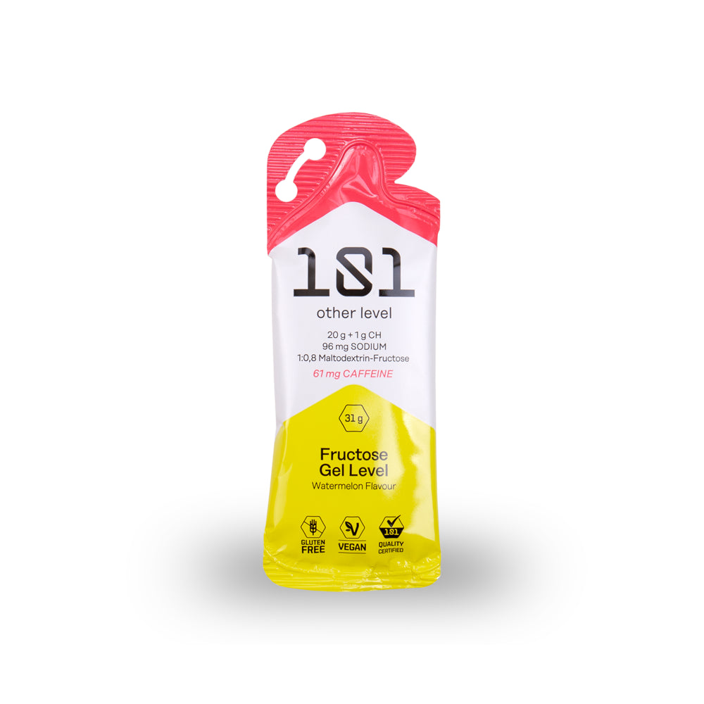 FRUCTOSE GEL LEVEL con Cafeína - sabor Sandía 31 g
