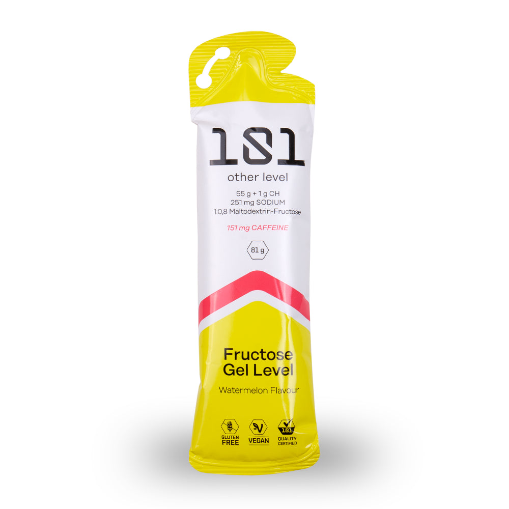 FRUCTOSE GEL LEVEL con Cafeína - sabor Sandía 81 g