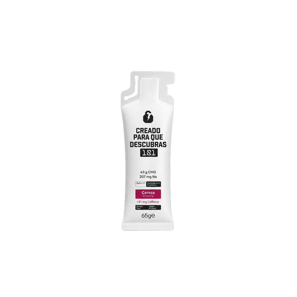 Gel energético UNLOCK sabor Cherry con cafeína 65 g - 101 Other Level