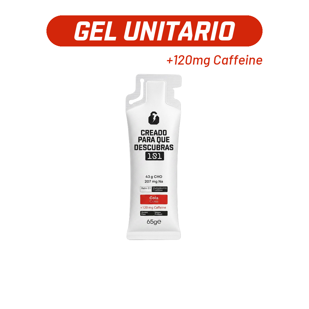 Gel energético UNLOCK sabor Cola con cafeína 65 g - 101 Other Level
