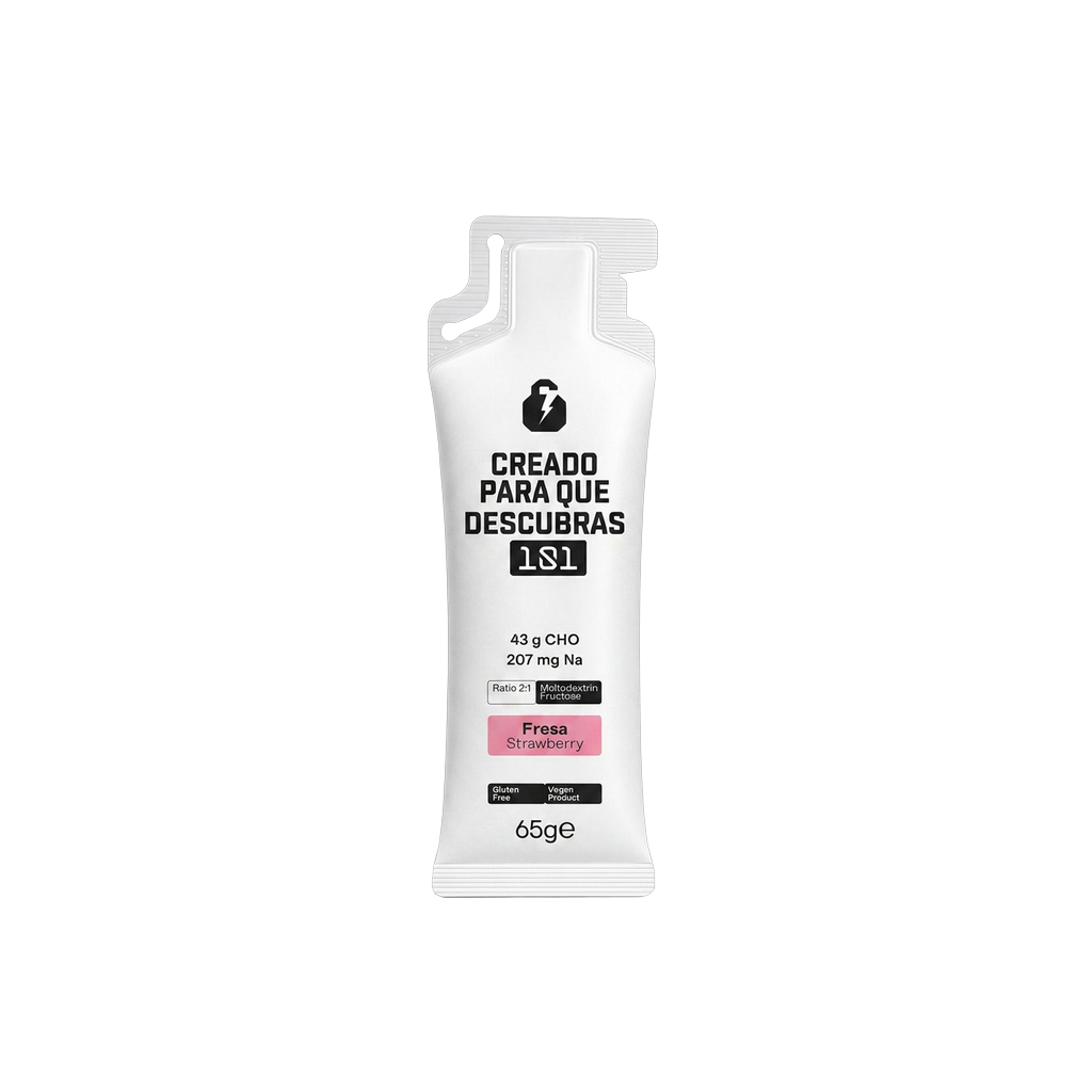 Gel energético UNLOCK sabor Fresa 65 g, pack degustación - 101 Other Level