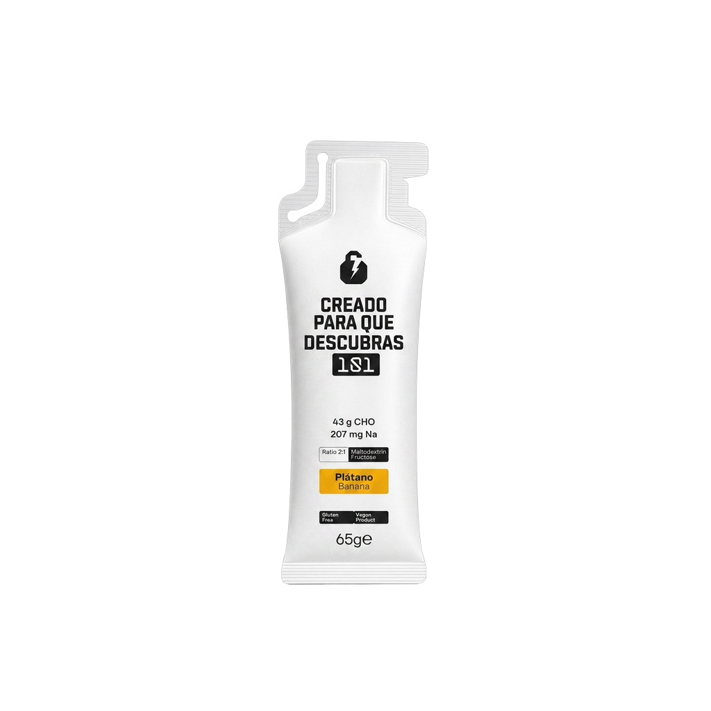 Gel energético UNLOCK sabor Plátano 65 g, pack degustación - 101 Other Level