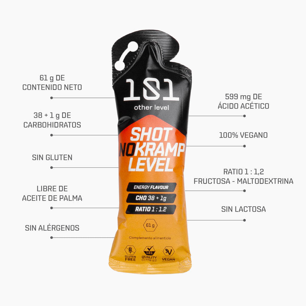 Pack Especial NO-KRAMP LEVEL: 5 Shots + 5 Gummies