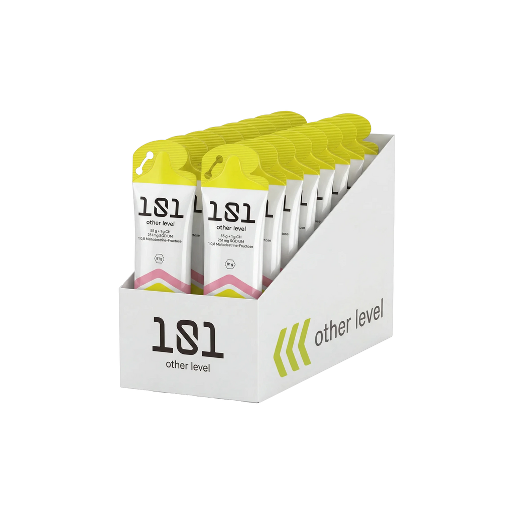 Pack 24 ud. FRUCTOSE GEL LEVEL - sabor Fresa y Nata 81 g - 101 Other Level