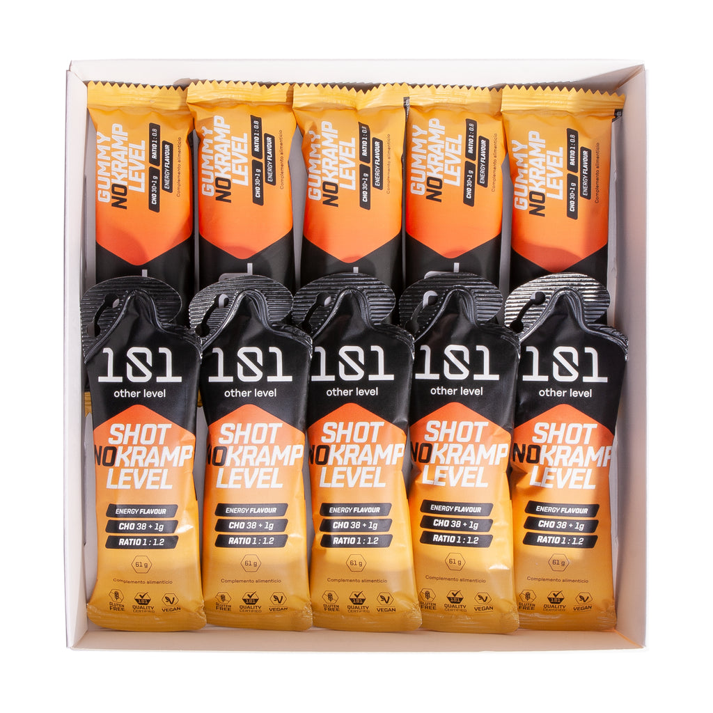 Pack Especial NO-KRAMP LEVEL: 5 Shots + 5 Gummies