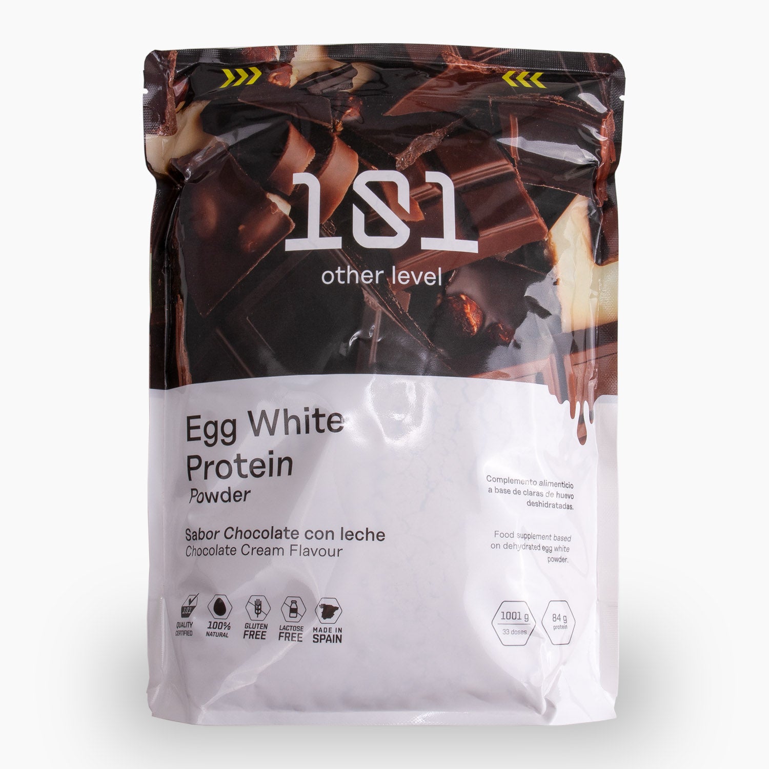 EGG WHITE PROTEIN POWDER - sabor Chocolate + MINI Shaker de regalo