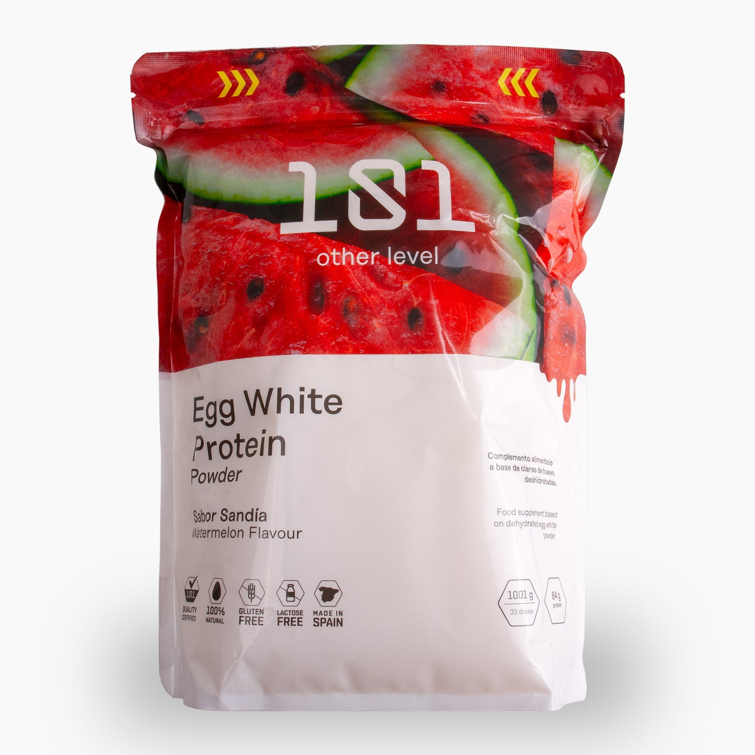 EGG WHITE PROTEIN POWDER - sabor Sandía + MINI Shaker de regalo