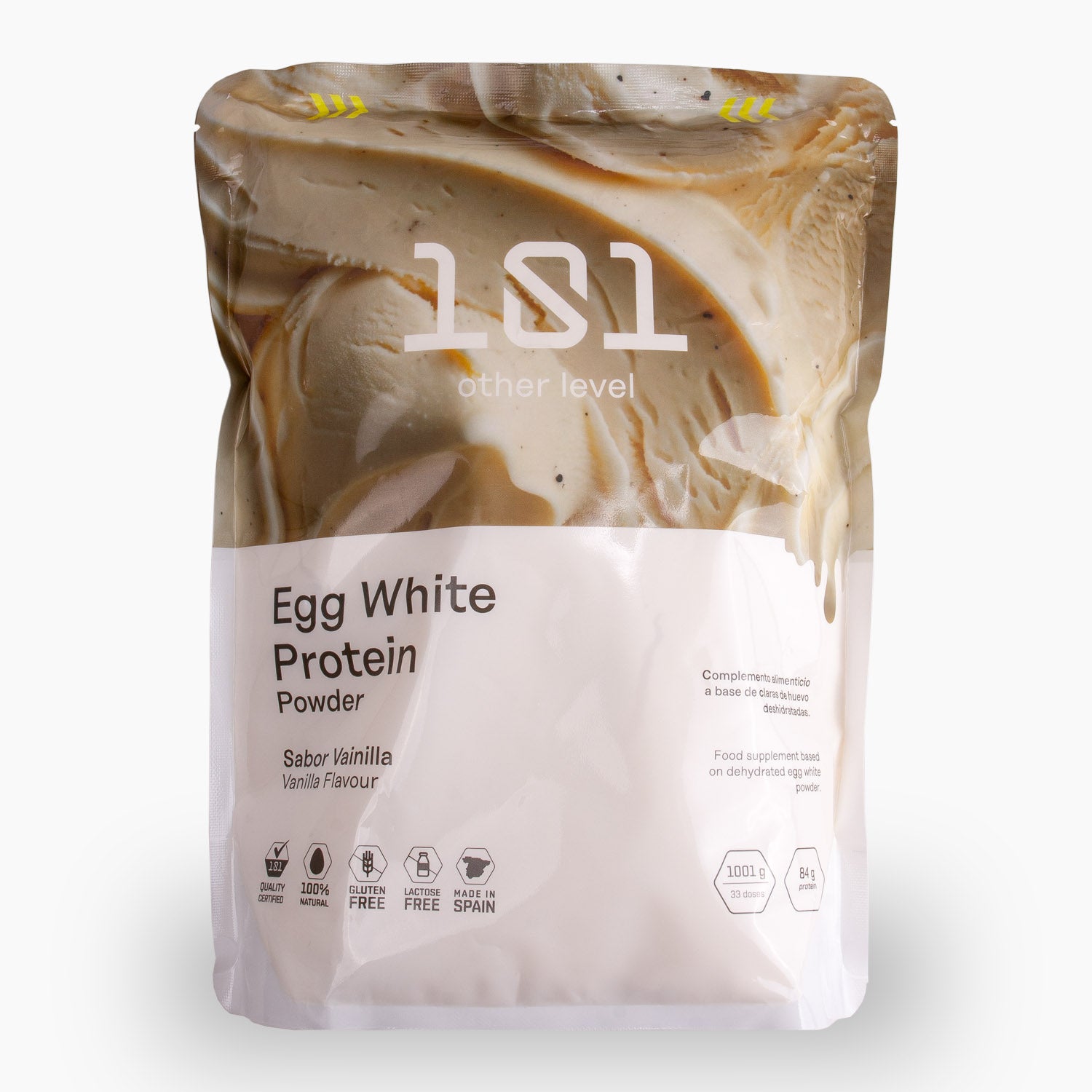 EGG WHITE PROTEIN POWDER - sabor Vainilla + MINI Shaker de regalo