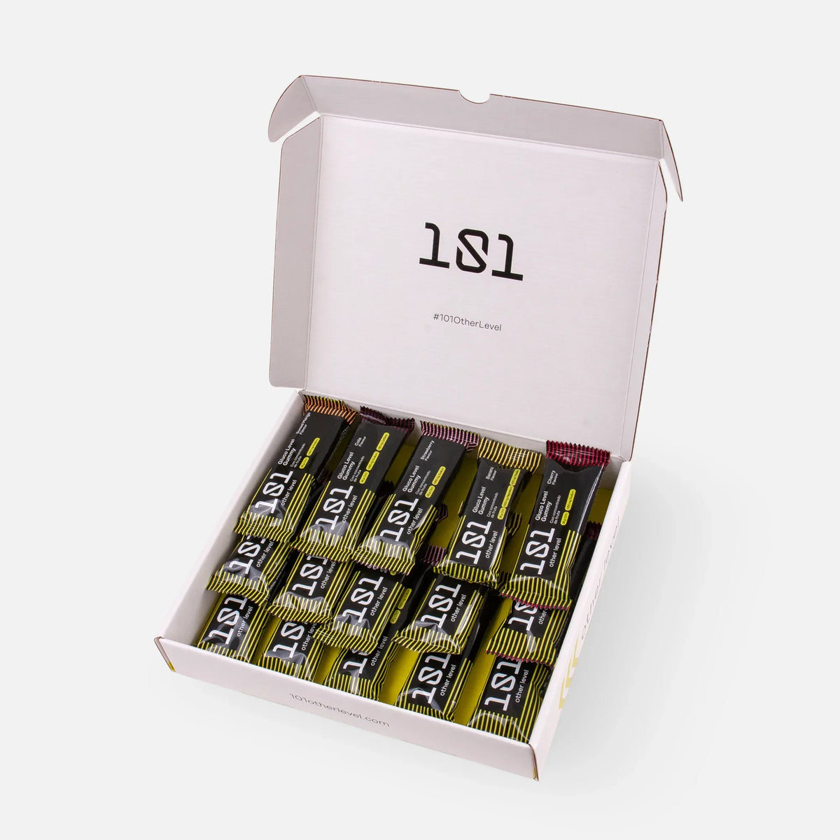 Pack degustación 15 ud. GLUCO LEVEL GUMMY 40 g - 101 Other Level