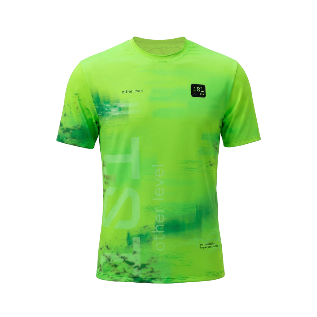 Camiseta técnica manga corta Unisex 101 - color Verde