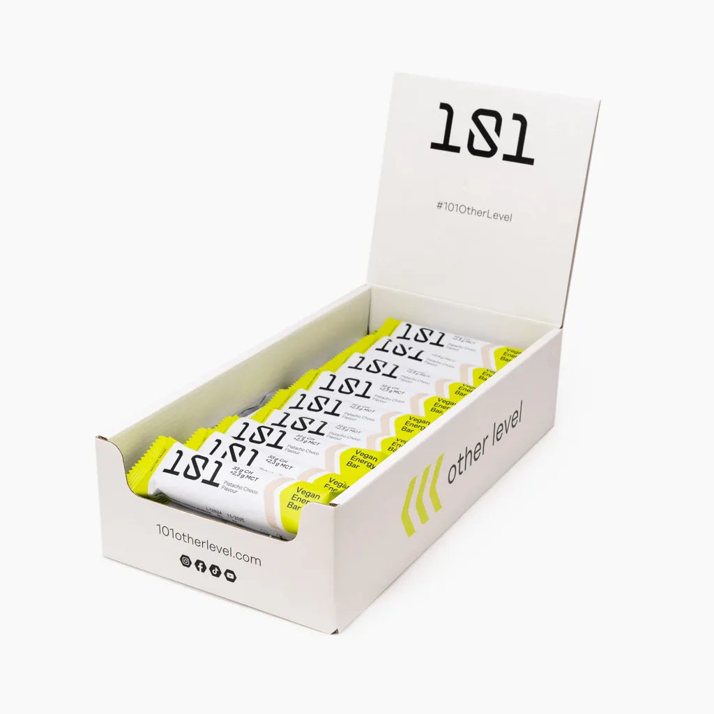 Pack 30 ud. VEGAN ENERGY BAR - con Pistacho y Chocolate - 101 Other Level